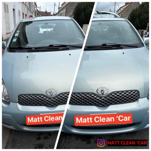 Prestation intérieure extérieur d’une Toyota Yaris par Matt clean car, Beauvais, Matt Clean’ Car