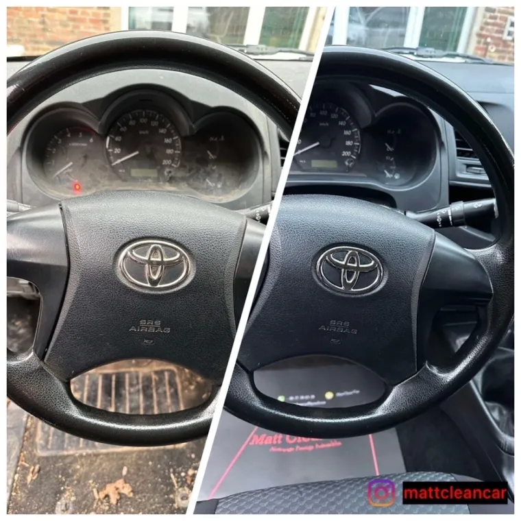 Nettoyage en profondeur d’un Toyota Hilux effectuée à Grandfresnoy., Beauvais, Matt Clean’ Car