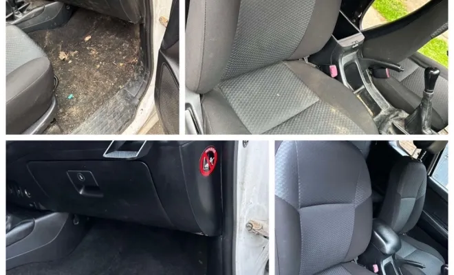 Nettoyage en profondeur d’un Toyota Hilux effectuée à Grandfresnoy., Beauvais, Matt Clean’ Car