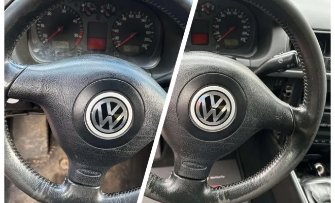 Prestation en profondeur sur une Volkswagen Golf effectué à Ansauvillers., Beauvais, Matt Clean’ Car