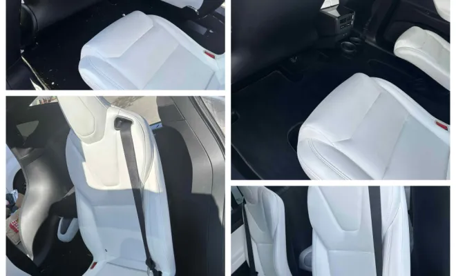 Nettoyage classique effectué à Etouy sur une Tesla Model X, Beauvais, Matt Clean’ Car