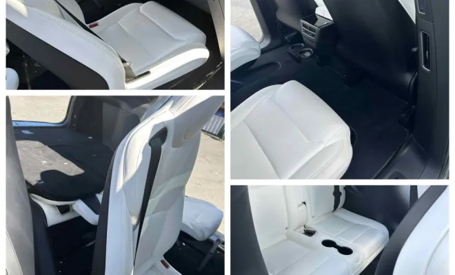 Nettoyage classique effectué à Etouy sur une Tesla Model X, Beauvais, Matt Clean’ Car