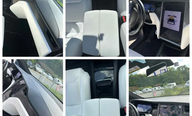 Nettoyage classique effectué à Etouy sur une Tesla Model X, Beauvais, Matt Clean’ Car