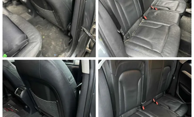 Nettoyage intérieur spécial cuir d’une Audi Q3 à Argenlieu (60)., Beauvais, Matt Clean’ Car
