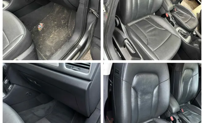 Nettoyage intérieur spécial cuir d’une Audi Q3 à Argenlieu (60)., Beauvais, Matt Clean’ Car