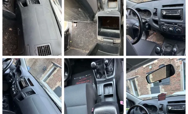 Nettoyage en profondeur d’un Toyota Hilux effectuée à Grandfresnoy, Beauvais, Matt Clean’ Car